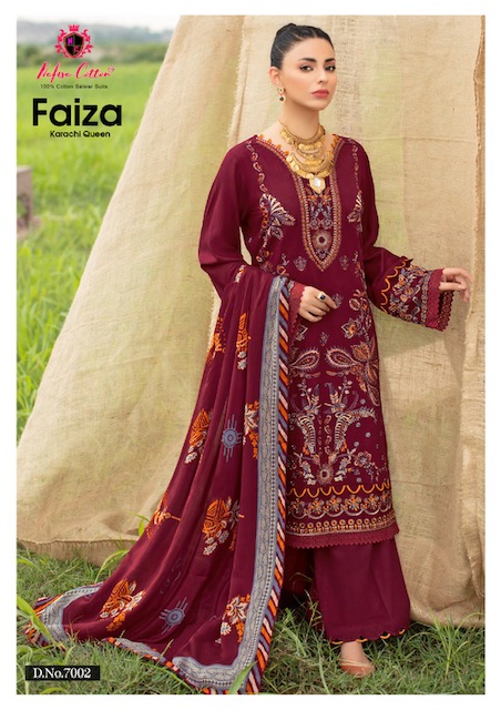 Nafisa Fiza Karachi Vol-7Cotton Designer Exclusive Dress Material
